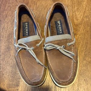 Sperry Men's Brown and Gray Boat Shoes